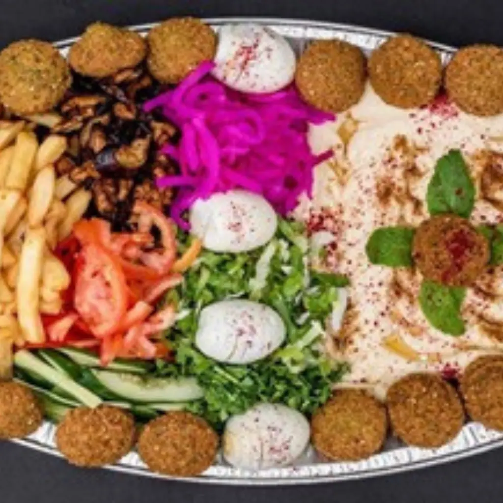 صحن فلافل كبير